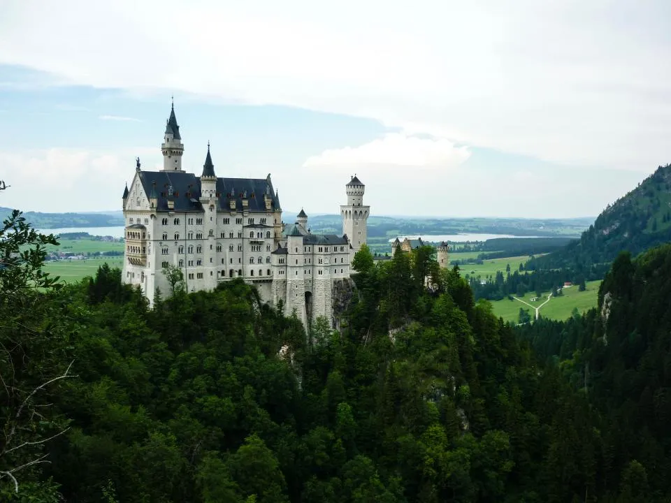 Motiv zidne tapete Dvorac Neuschwanstein u Bavarskoj