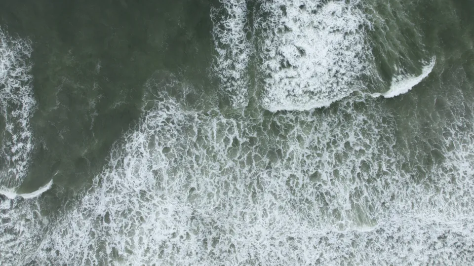 Motiv zidne tapete Aerialni pogled na ocean