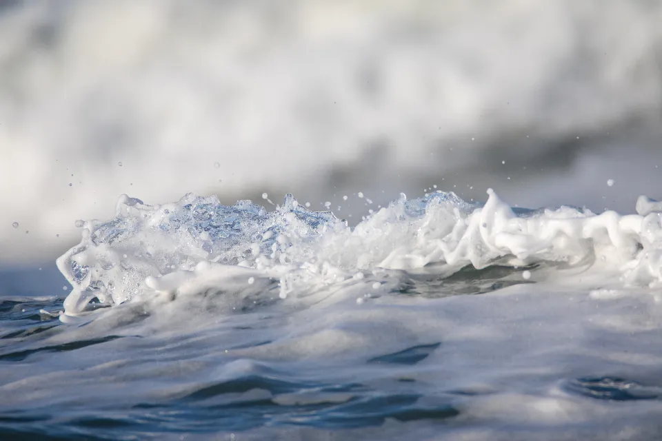 Motiv zidne tapete Pjena oceanskog vala
