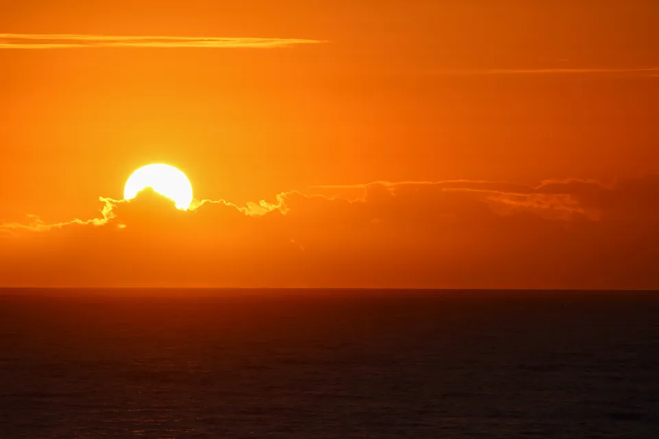 Motiv zidne tapete Zalazak sunca nad oceanom