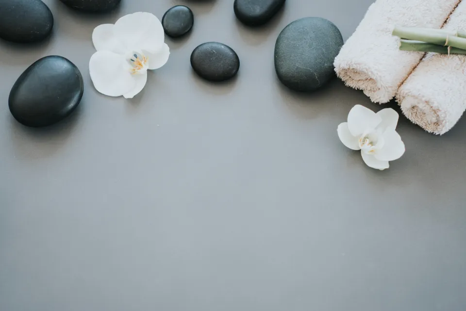 Motiv zidne tapete Spa koncept s cvijećem