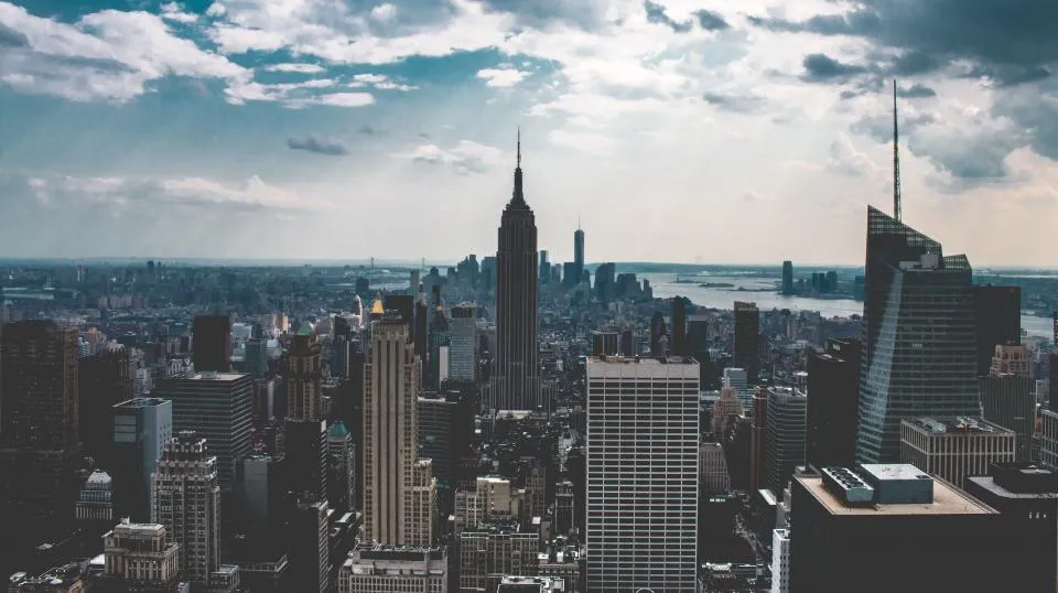 Motiv zidne tapete Pogled na New York