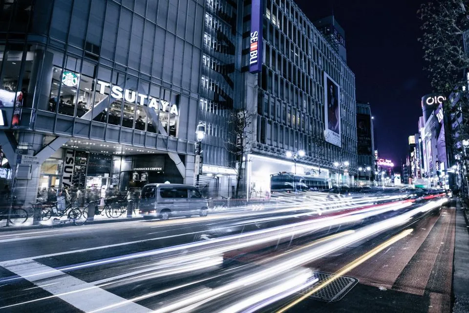 Motiv zidne tapete Noćni Tokyo
