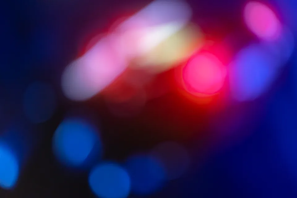 Motiv zidne tapete Plavi šareni bokeh
