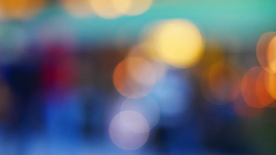 Motiv zidne tapete Šareni bokeh krugovi