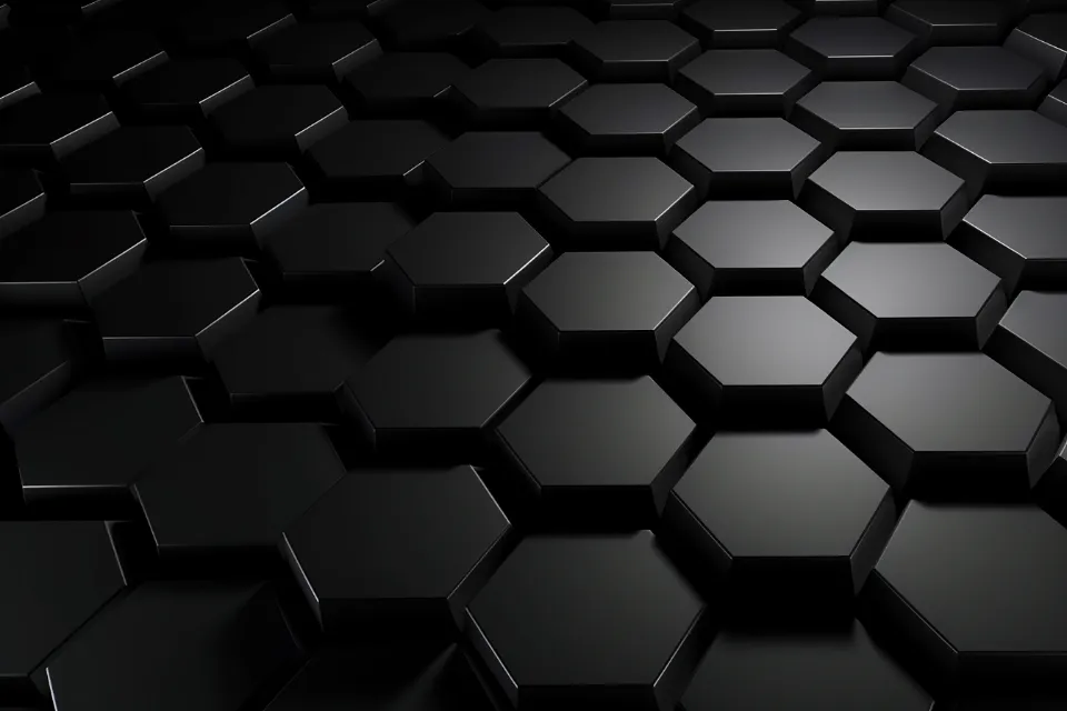 Motiv zidne tapete Tamna heksagonska digitalna tekstura