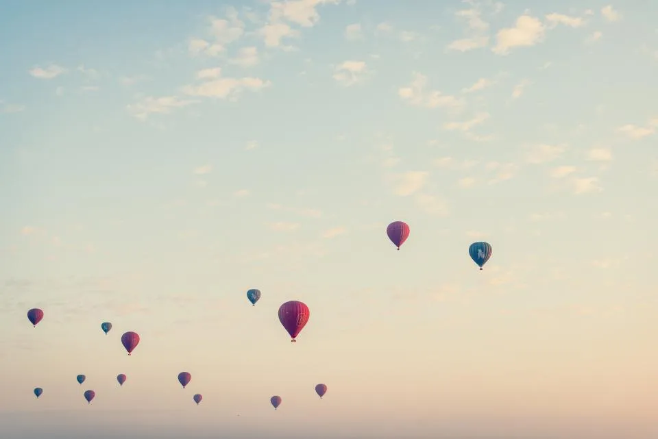 Motiv zidne tapete Avantura u zračnom balonu