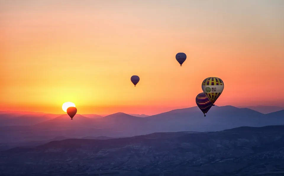 Motiv zidne tapete Avantura u balonima
