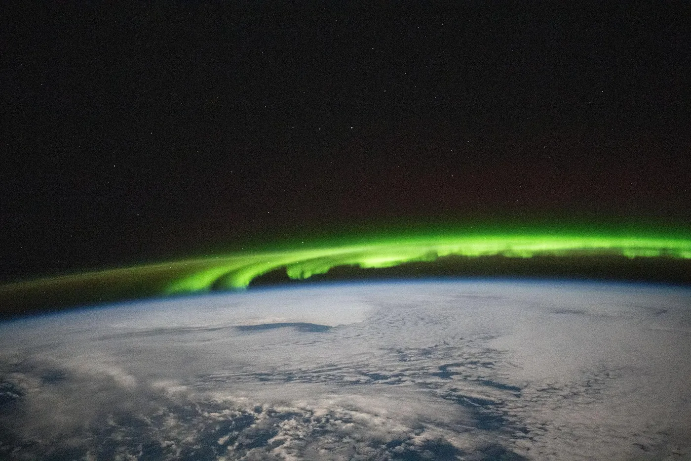 Motiv zidne tapete Sjajna zelena aurora