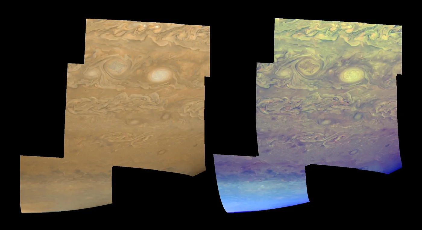 Motiv zidne tapete Oblaci i izmaglica južne hemisfere Jupitera